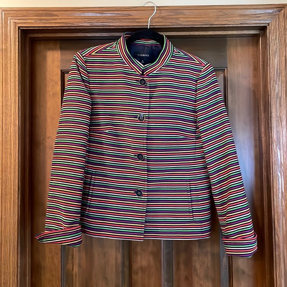 Women’s Colorful Striped Blazer